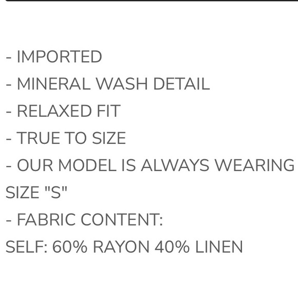 354 OLI & HALI ❤️ WASHED PINTUCK
WIDE LEG PANTS - Picture 4 of 5